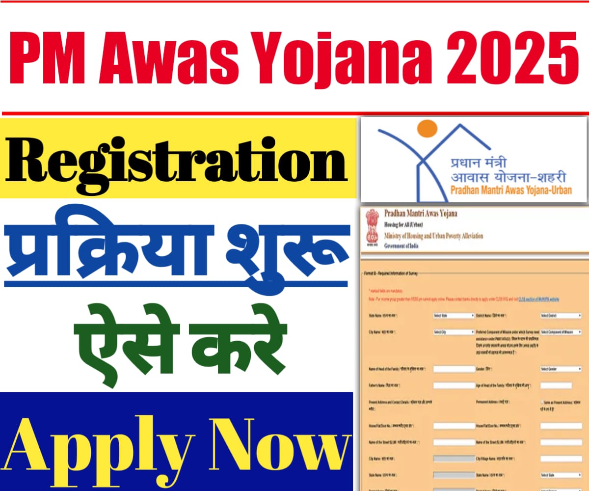 Pm Awas Yojana Registration 2025